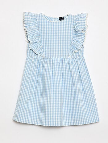 Robe à manches courtes et à volants