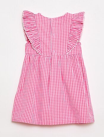 Robe à manches courtes et à volants