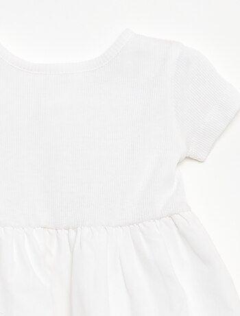 Robe à manches courtes forme boule