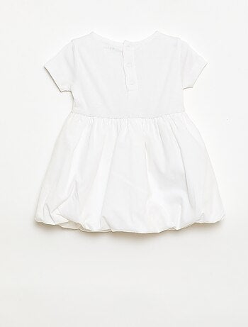 Robe à manches courtes forme boule