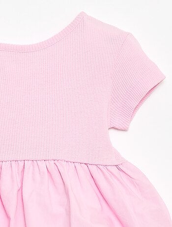 Robe à manches courtes forme boule