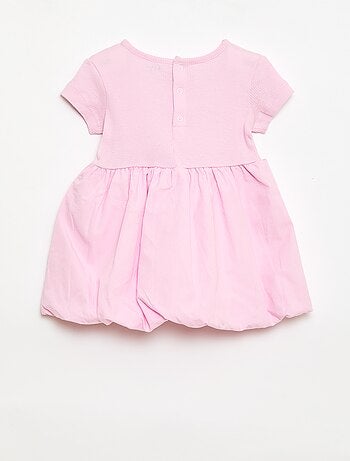 Robe à manches courtes forme boule