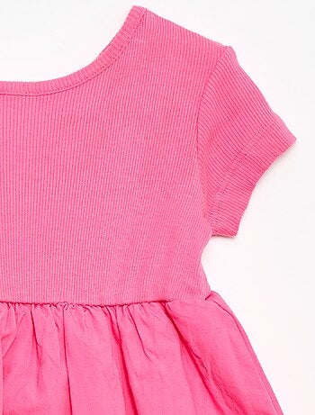 Robe à manches courtes forme boule