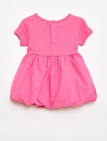 Robe à manches courtes forme boule