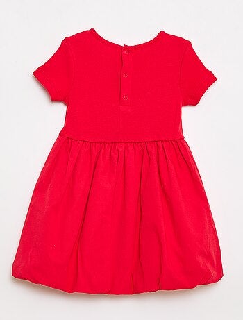 Robe à manches courtes forme boule