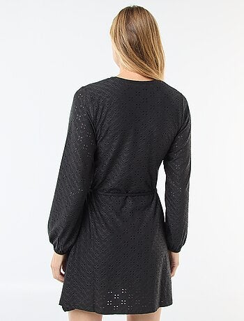 Robe à manches longues avec broderies anglaises 'JDY'