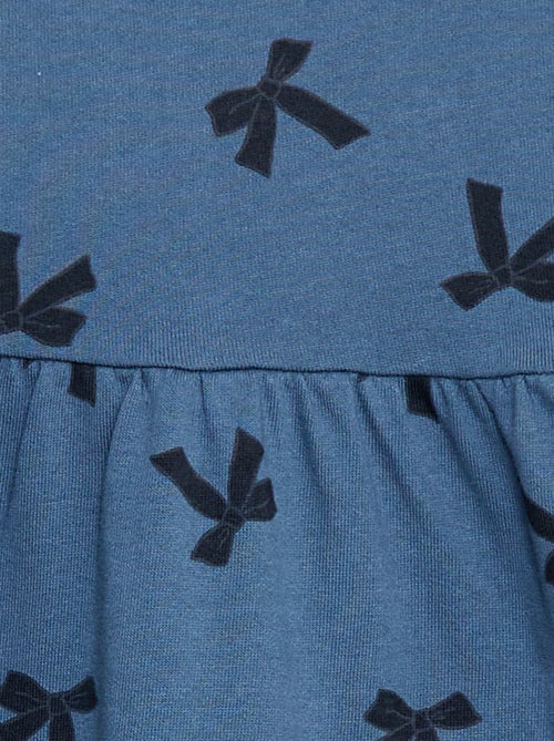 Robe à motif en molleton non-doublé - Kiabi