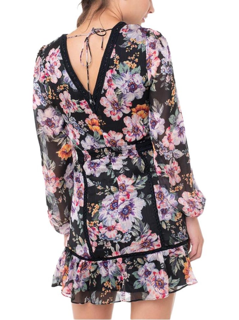 Robe à motifs femme guess Noir - Kiabi