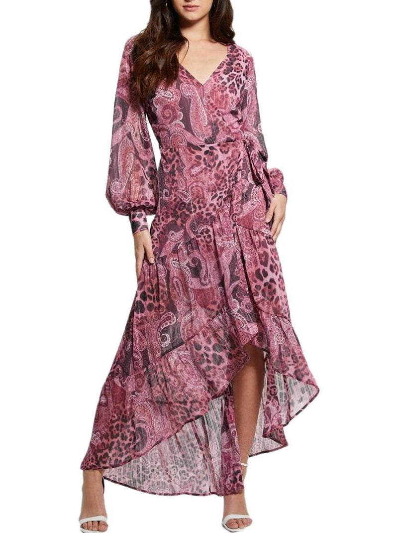 Robe à motifs femme guess Rose - Kiabi