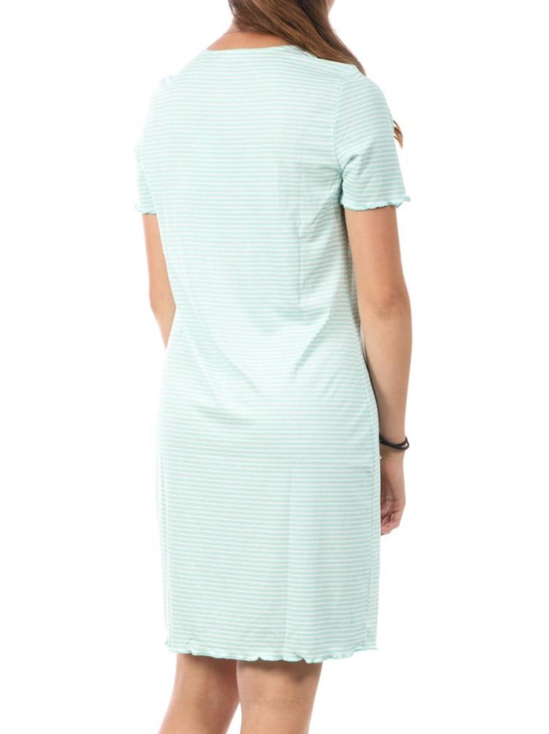 Robe à Motifs Femme Vero Moda Bleu turquoise - Kiabi