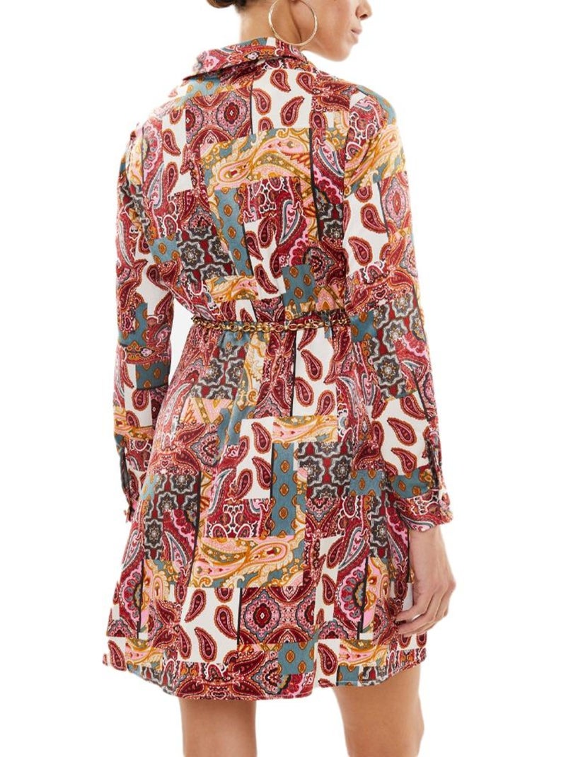 Robe à Motifs Femme Vero Moda Rouge - Kiabi