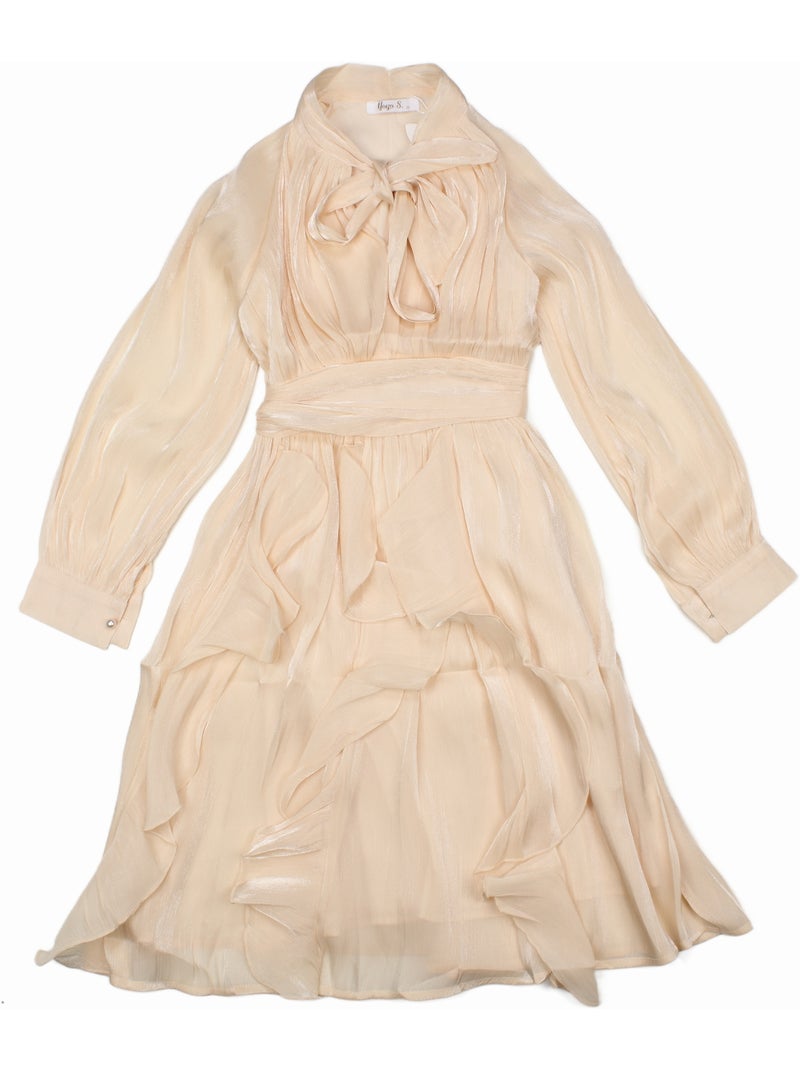Robe à noeuds - Kids Star Beige - Kiabi