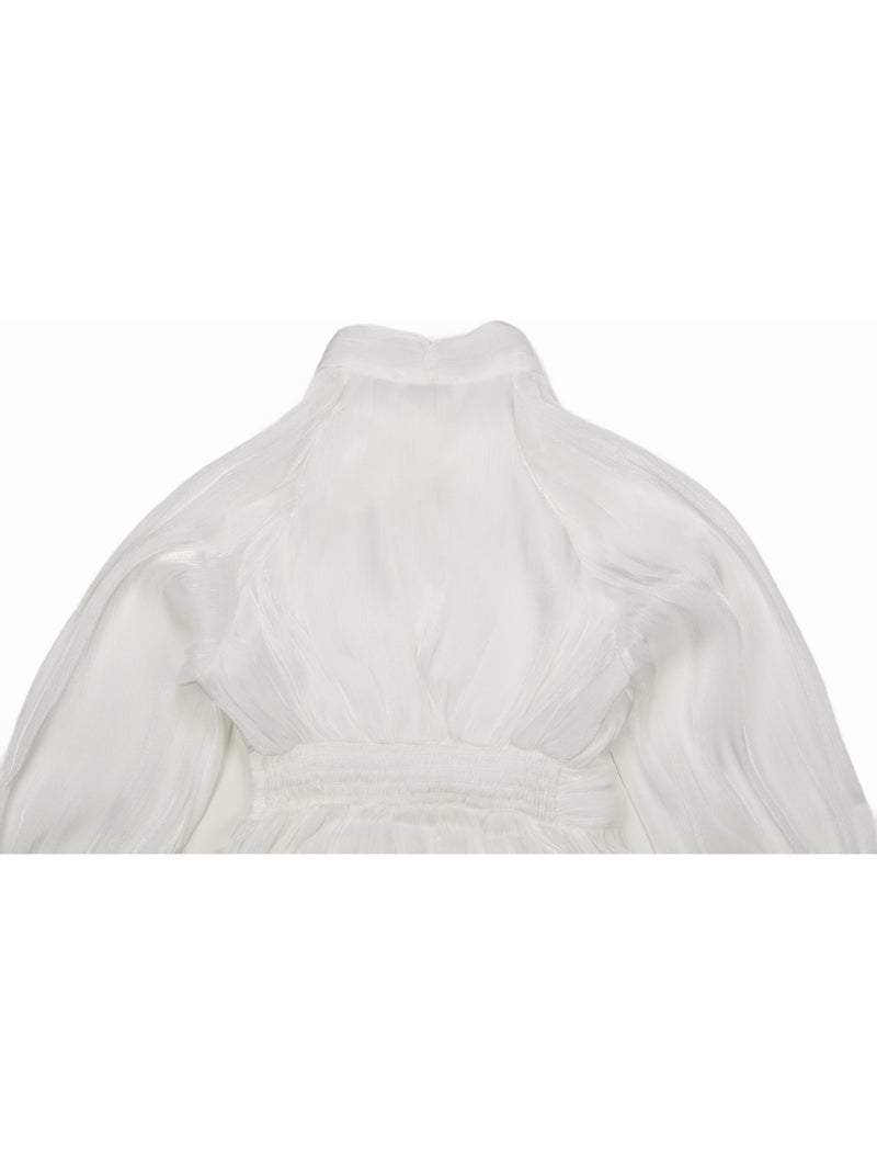 Robe à noeuds - Kids Star Blanc - Kiabi
