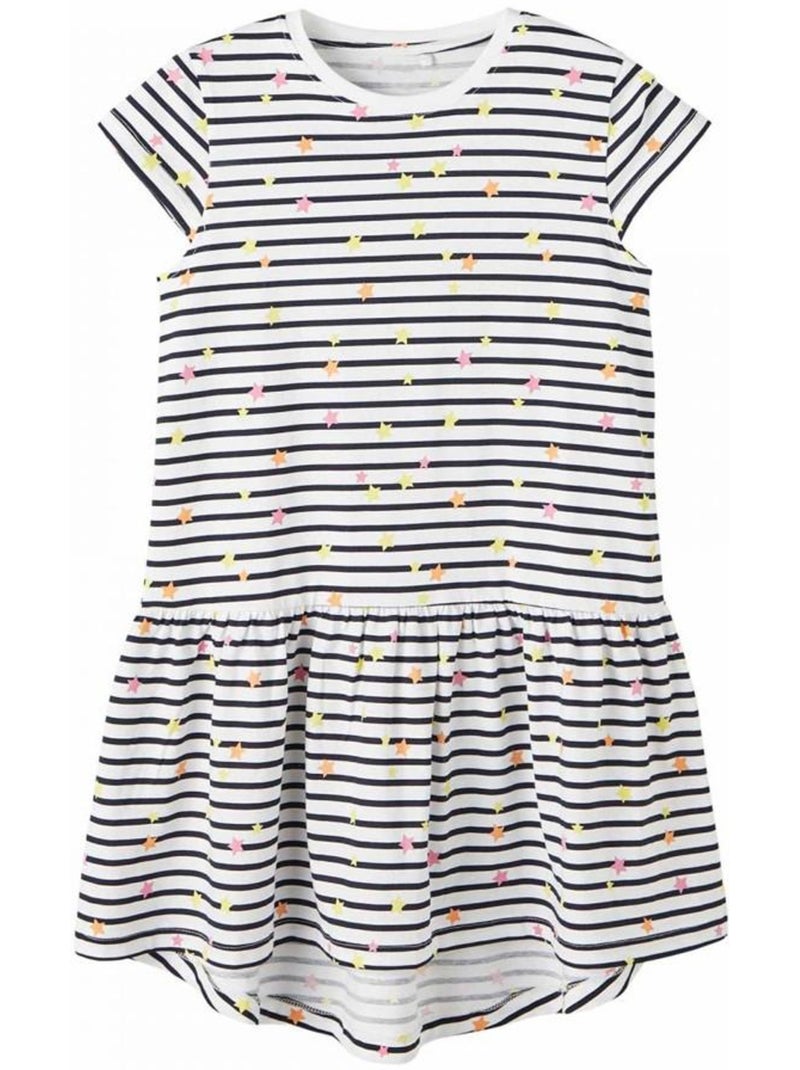 Robe à Rayures Fille Name it Blanc - Kiabi