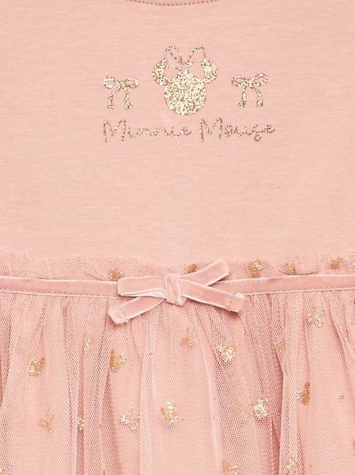 Robe avec bas en tulle 'Minnie' 'Disney' - Kiabi Robe avec bas en tulle 'Minnie' 'Disney' - Kiabi