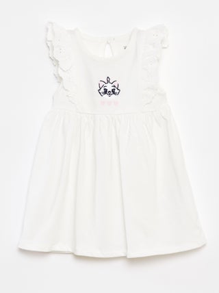 Robe avec broderies anglaises 'Disney'