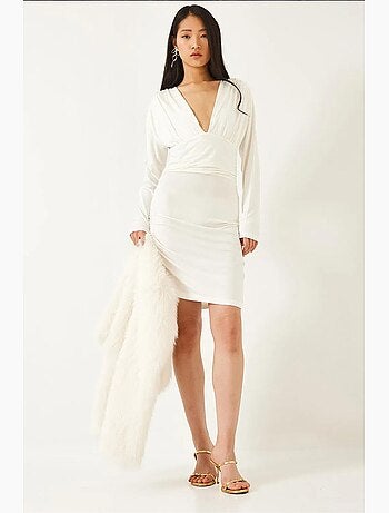 Robe avec côtés froncés lucci