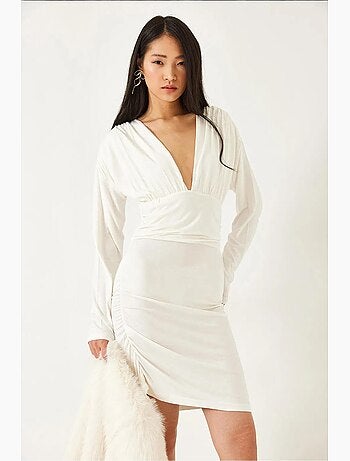 Robe avec côtés froncés lucci