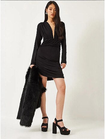 Robe avec côtés froncés lucci
