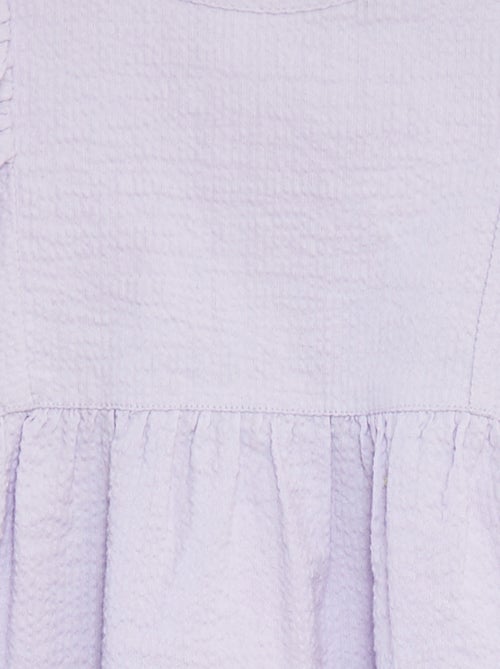 Robe avec manches ballon - Kiabi