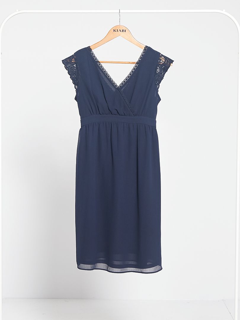 Robe babydoll de maternité bleu marine Kiabi 25.00€