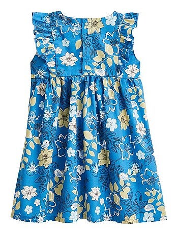 Robe bébé en popeline flora