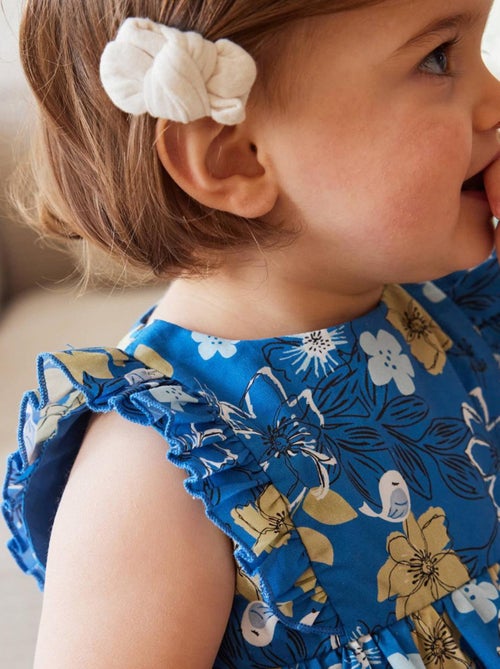 Robe bébé en popeline Flora - Kiabi Robe bébé en popeline Flora - Kiabi