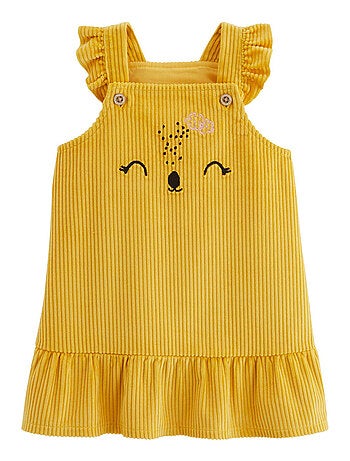 Robe bébé en velours côtelé adele
