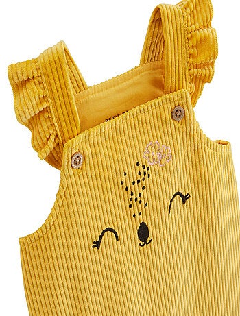 Robe bébé en velours côtelé adele