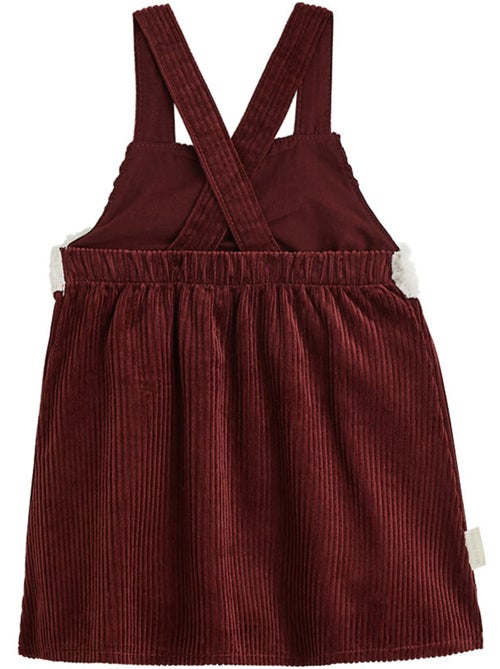 Robe bébé en velours côtelé aimée - Kiabi