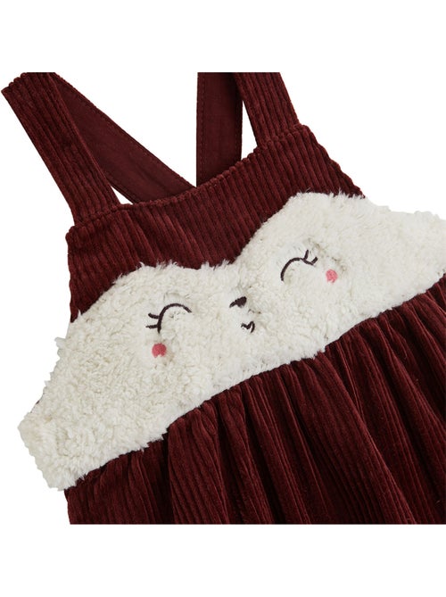 Robe bébé en velours côtelé aimée - Kiabi