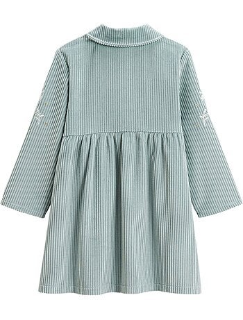 Robe bébé en velours côtelé alma
