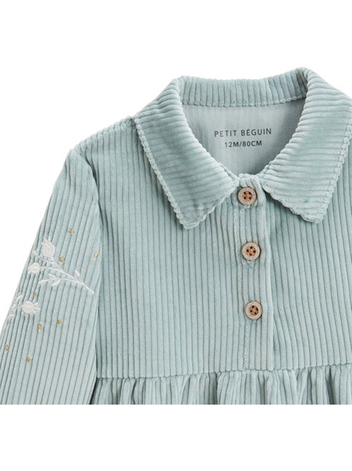 Robe bébé en velours côtelé Alma - Kiabi