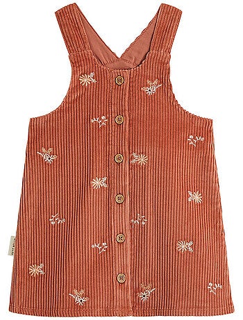 Robe bébé en velours côtelé ollie