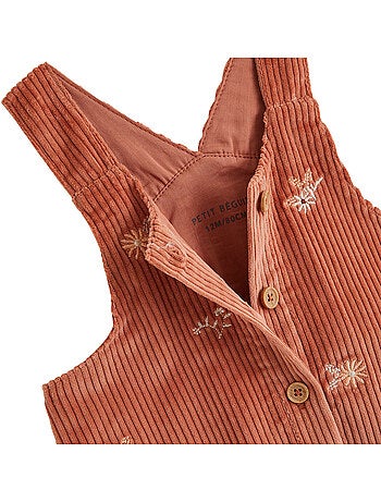 Robe bébé en velours côtelé ollie