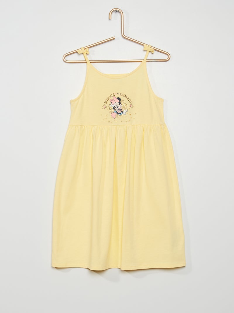 Robe bretelles 'Minnie' JAUNE - Kiabi