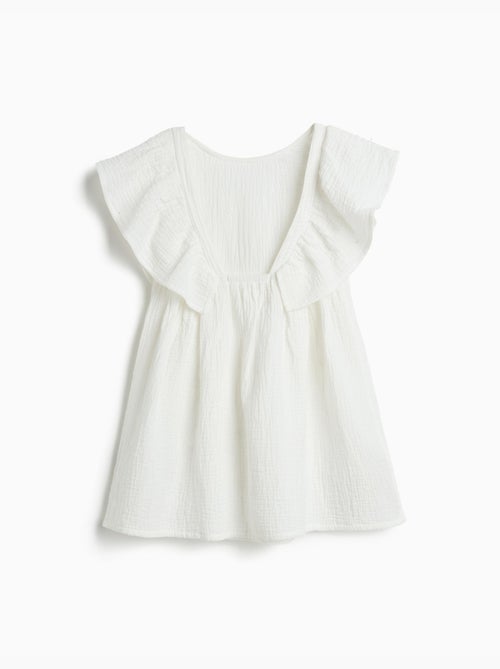 Robe brodée, mo fashion - Kiabi Robe brodée, mo fashion - Kiabi