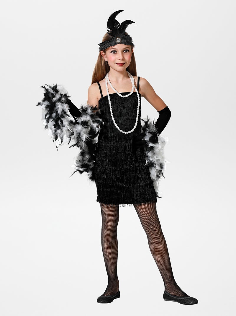 Robe charleston - Déguisement noir - Kiabi