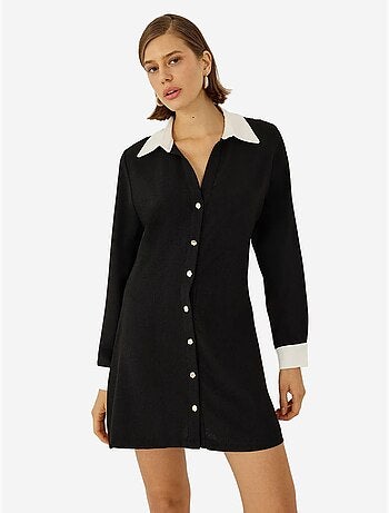 Robe chemise boutonnée