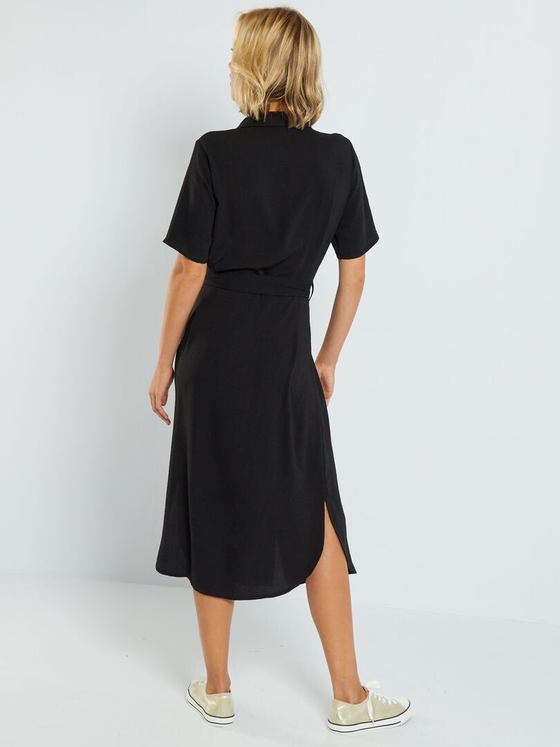 Robe JDY (Jacqueline De Yong) Gilly Noire à Fleurs - Taille 10 - NEUVE Avec étiquettes