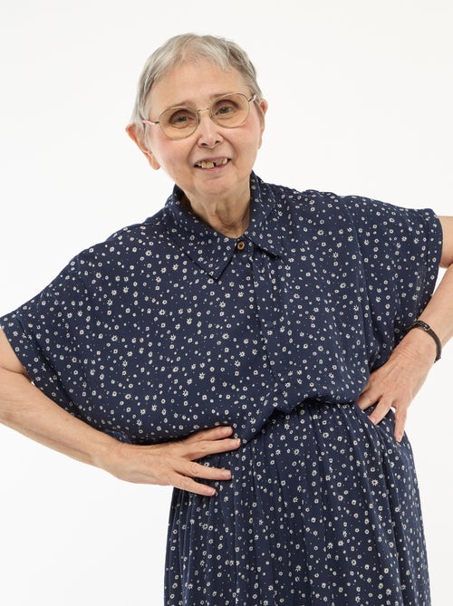 Robe chemise longue léopard - So Easy - Kiabi