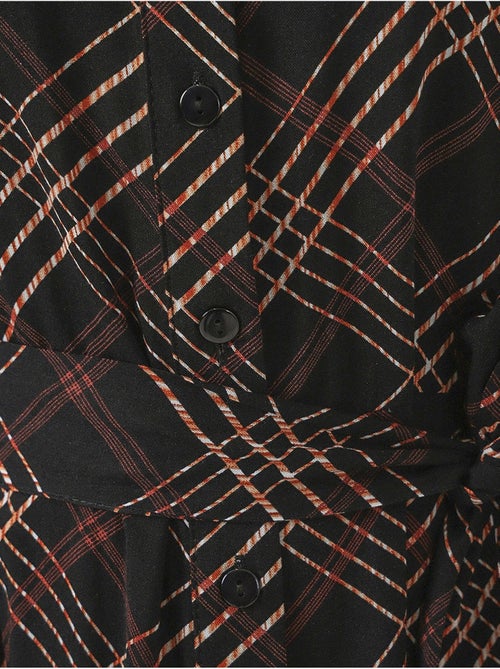 Robe chemise midi à carreaux avec fermeture boutonnée bdart - Kiabi Robe chemise midi à carreaux avec fermeture boutonnée bdart - Kiabi