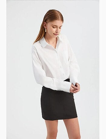 Robe chemise mini combinée hiccup