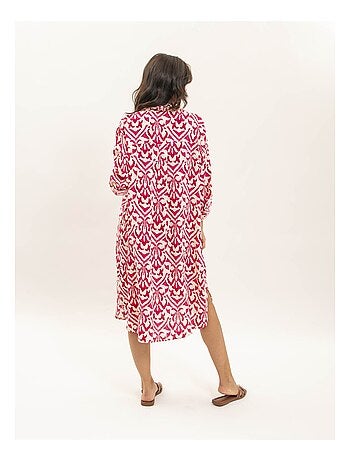 Robe chemise motifs irvinie