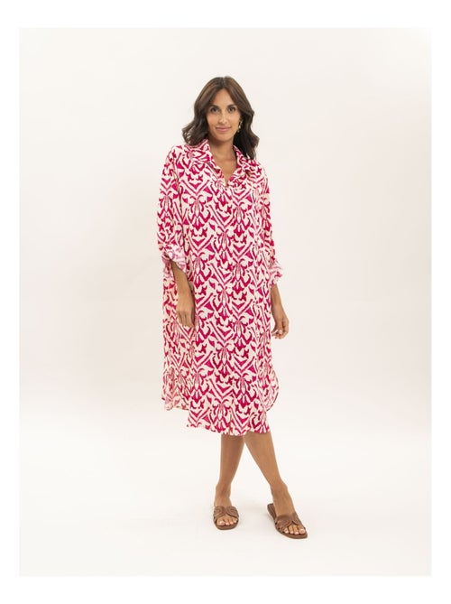 Robe chemise motifs irvinie - Kiabi Robe chemise motifs irvinie - Kiabi