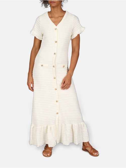 Robe col v - Kiabi Robe col v - Kiabi