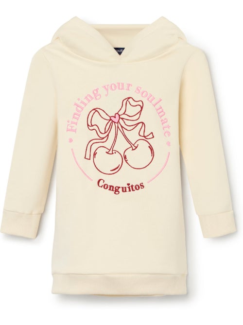 Robe conguitos sudadera con  capucha cherries - Kiabi