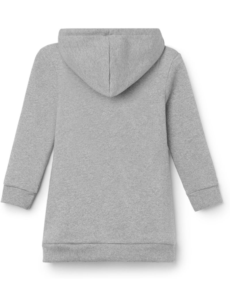 Robe conguitos vestido sudadera con capucha Gris Gris - Kiabi