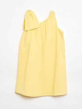 Robe corolle à bretelles unie