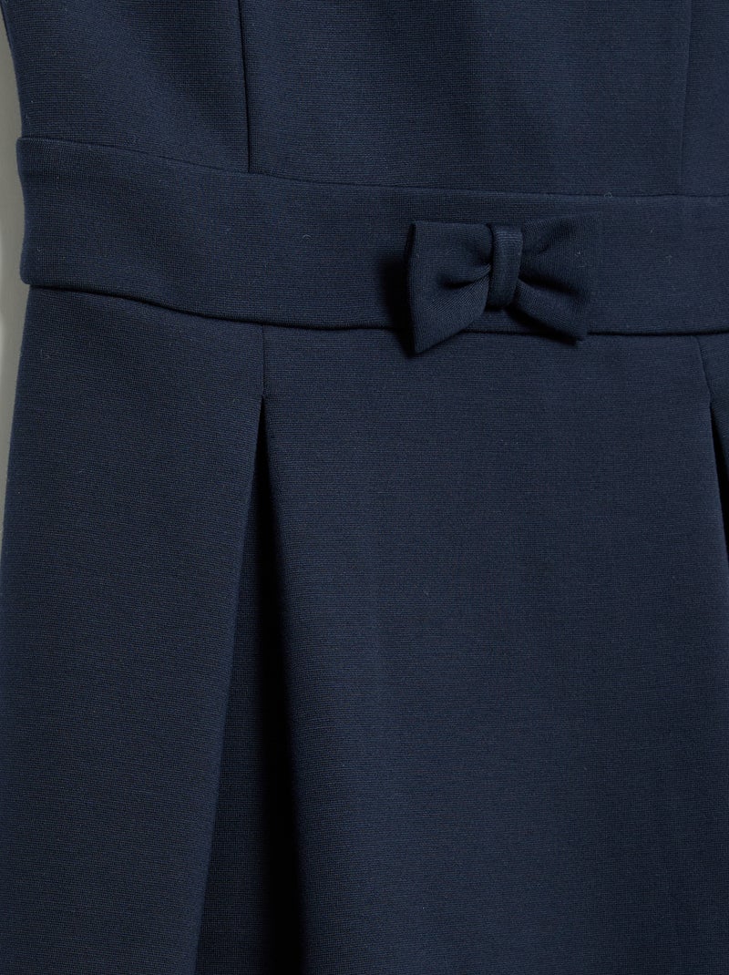 Robe corolle sans manches Bleu - Kiabi